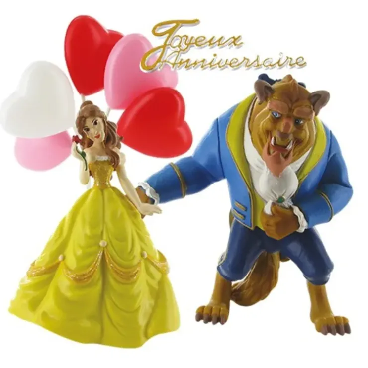 Cerf Dellier Kit décor Gâteau La Belle et la Bête Discount