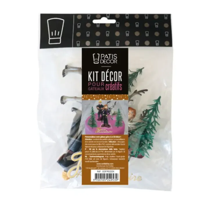 Cerf Dellier Kit décor gâteau La Reine des Neiges Online