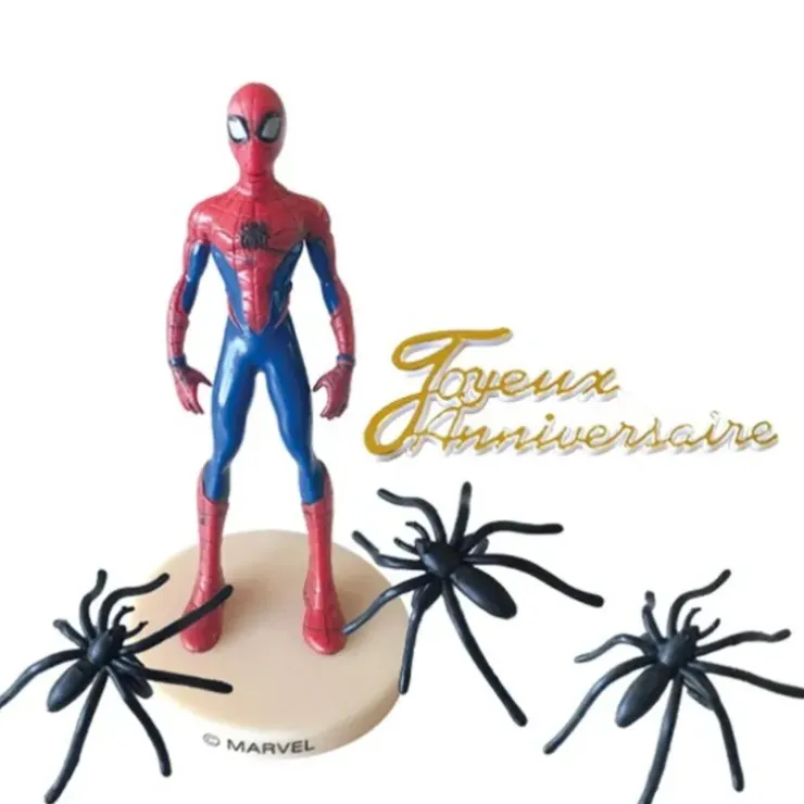 Cerf Dellier Kit décor gâteau L'Homme Araignée Sale