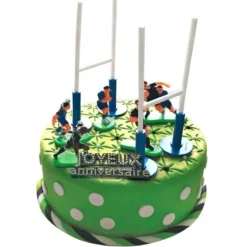 Cerf Dellier Kit décor Gâteau Rugby