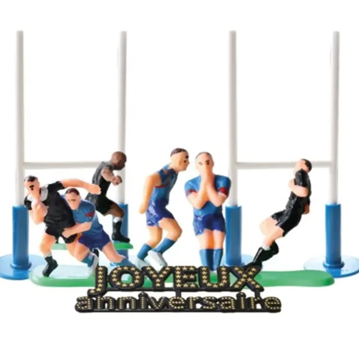 Cerf Dellier Kit décor Gâteau Rugby