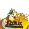 Cerf Dellier Kit décor gâteau savane Hot