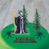 Cerf Dellier Kit décor gâteau sorcière maléfique Outlet