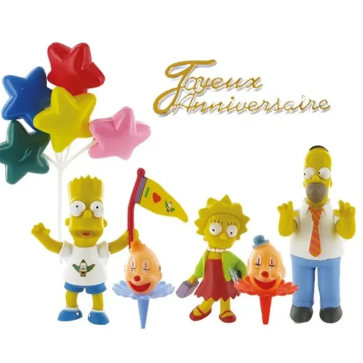 Cerf Dellier Kit Décor Gâteau The Simpsons Online