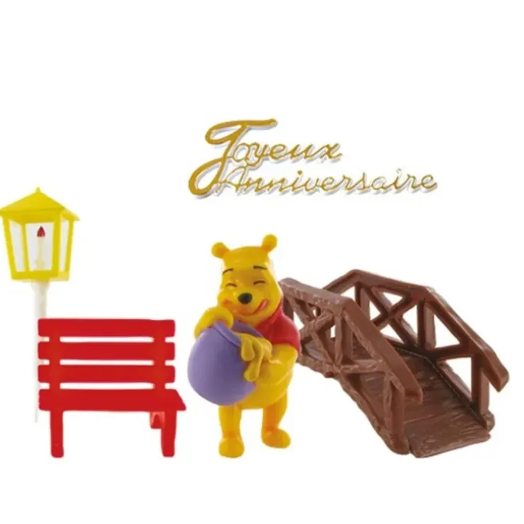 Cerf Dellier Kit décor Gâteau Winnie l'Ourson Best