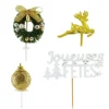 Cerf Dellier Kit décor Noël doré Sale