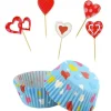 Cerf Dellier Kit décors cupcakes Saint-Valentin