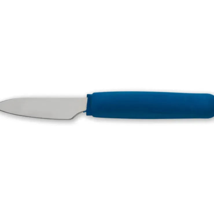 Cerf Dellier Lancette à huîtres sans garde ergonomique bleue 18,5 cm New