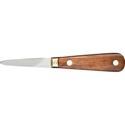 Cerf Dellier Lancette à huîtres sans garde manche palissandre 16 cm
