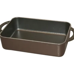 Cerf Dellier Le Chasseur mini-plat rectangulaire noir  23 x 12 cm New