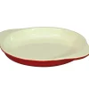 Cerf Dellier Le Chasseur plat à oeufs rond rouge 16 cm Best