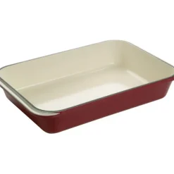 Cerf Dellier Le Chasseur plat à rôtir rouge 40 x 25 cm Hot