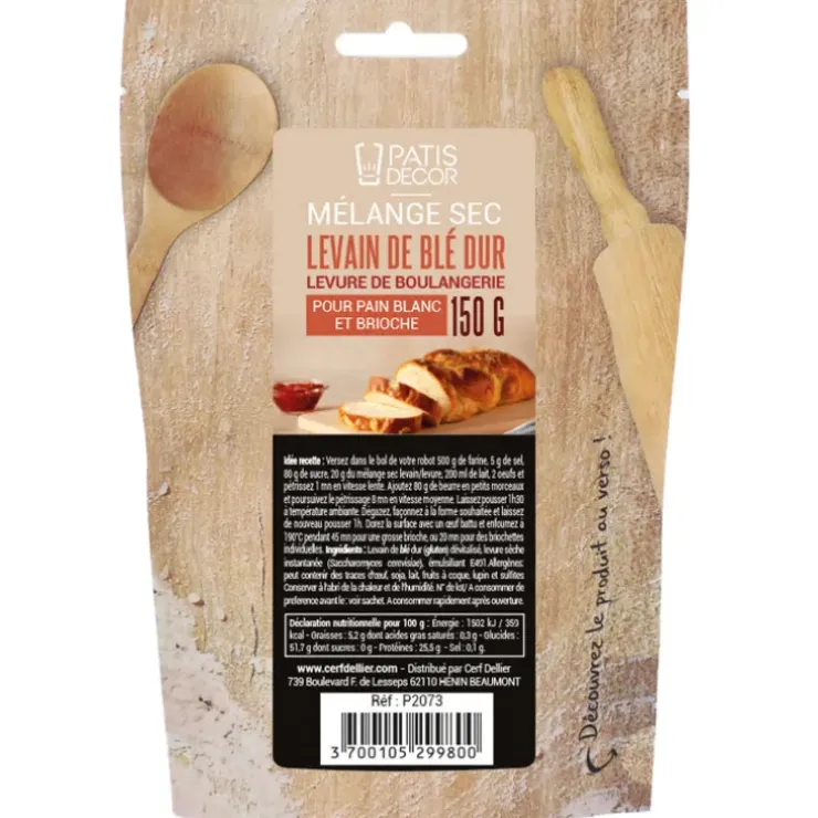 Cerf Dellier Levain de blé dur 150 g Clearance