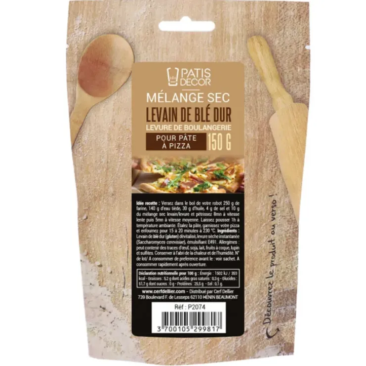 Cerf Dellier Levain de blé dur pour pâte à pizza 150 g