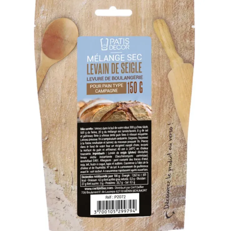 Cerf Dellier Levain de seigle 150 g Discount