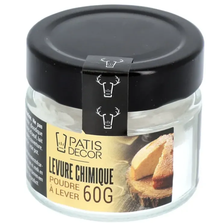 Cerf Dellier Levure chimique - poudre à lever 60 g Outlet