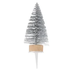 Cerf Dellier Lot cake toppers sapins argentés (±30) Best