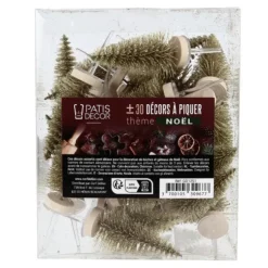Cerf Dellier Lot cake toppers sapins dorés (±30) Sale