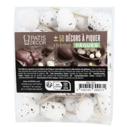 Cerf Dellier Lot cakes toppers œufs de Pâques (±50) New