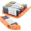 Cerf Dellier Lot de 5 cartouches d'encre alimentaire pour imprimantes TS6351/TS705A Discount