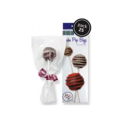 Cerf Dellier Lot sachets à cake pops PME - 254 x 76 mm (x25) Discount