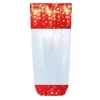 Cerf Dellier Lot sachets motif flocons dorés - 10 x 22 cm (x100) Discount