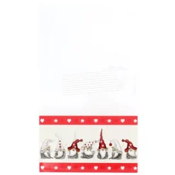Cerf Dellier Lot sachets motif lutins + liens - 18 x 30 cm (x10) New