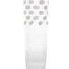 Cerf Dellier Lot sachets pois blancs fond carton - 120 x 275 mm (x100) Clearance
