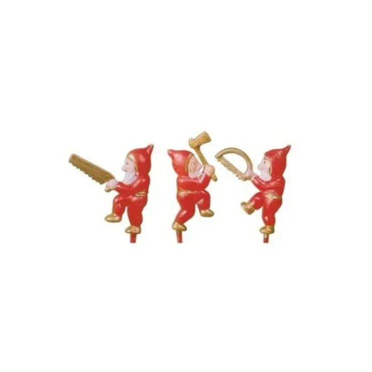 Cerf Dellier Lutins rouges sur piques assortis (x144) Outlet