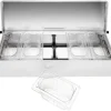 Cerf Dellier Matfer condibox avec 5 bacs GN 1/9 cristal New