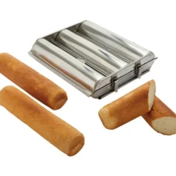 Cerf Dellier Matfer pain de mie rond triple inox mignon 30 cm diamètre 4,5 cm 180 g Outlet
