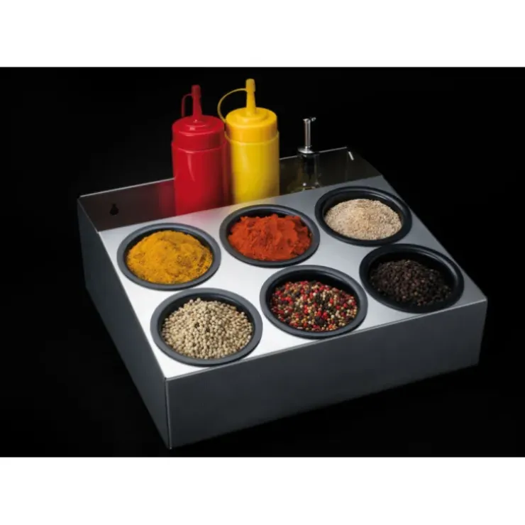 Cerf Dellier Matfer roll box inox 6 bols 38x36 cm Outlet