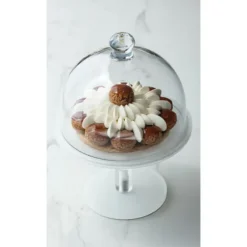Cerf Dellier Mealplak présentoirs à gâteaux ronds blanc 11 cm New