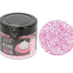 Cerf Dellier Mini billes roses et blanches Hot