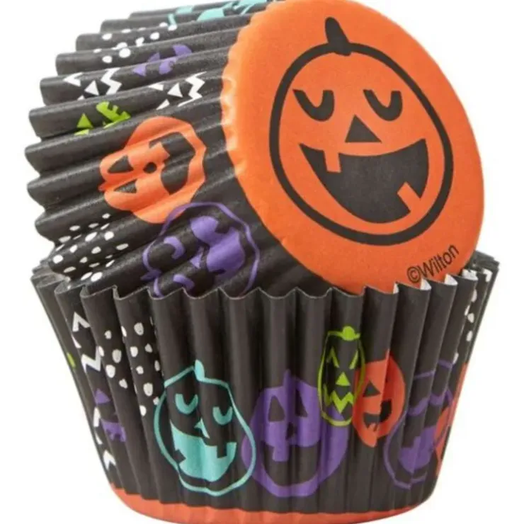 Cerf Dellier Mini caissette cupcake citrouille Wilton (x100) Sale