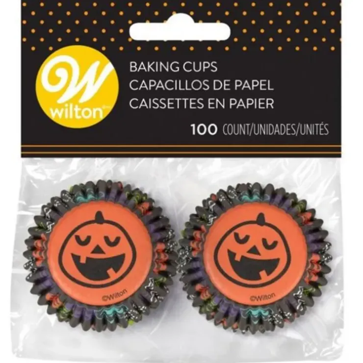 Cerf Dellier Mini caissette cupcake citrouille Wilton (x100) Sale