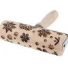 Cerf Dellier Mini rouleau empreintes Flocons de neige Discount