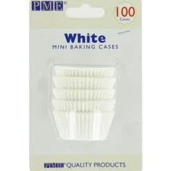 Cerf Dellier Mini-Caissettes cupcake blanches PME (x100) Online