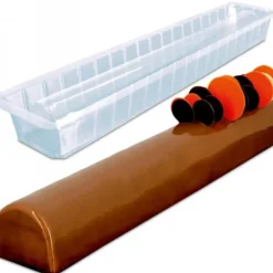 Cerf Dellier Moule à bûche demi rond (x 12) Outlet