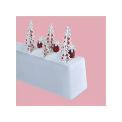 Cerf Dellier Moule à bûche rectangle lisse en PVC (x 12) Discount