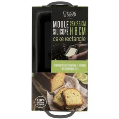 Cerf Dellier Moule à cake en silicone 26 cm New