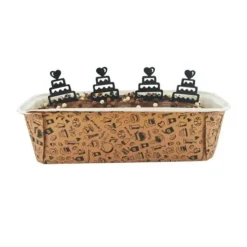 Cerf Dellier Moule à cake jetable Breakfast café (x4) Online