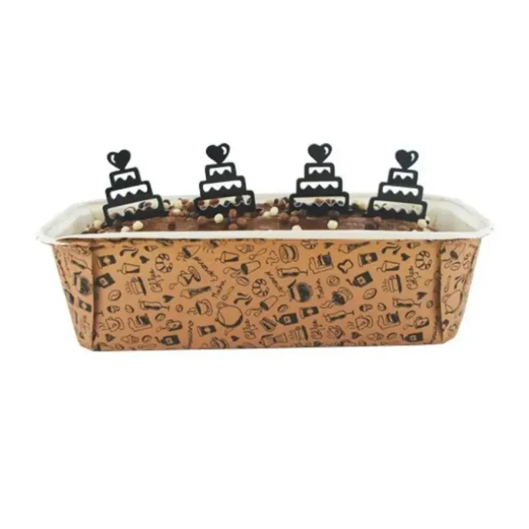 Cerf Dellier Moule à cake jetable Breakfast café (x4) Online