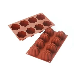 Cerf Dellier Moule 8 charlottes en silicone New