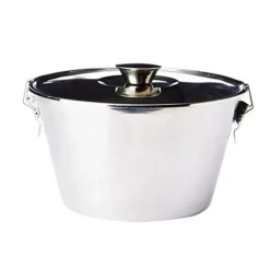 Cerf Dellier Moule à flan avec couvercle inox Ø 20 cm