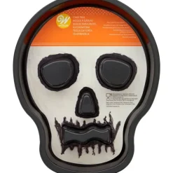 Cerf Dellier Moule à gâteau Crâne Halloween 3D Wilton