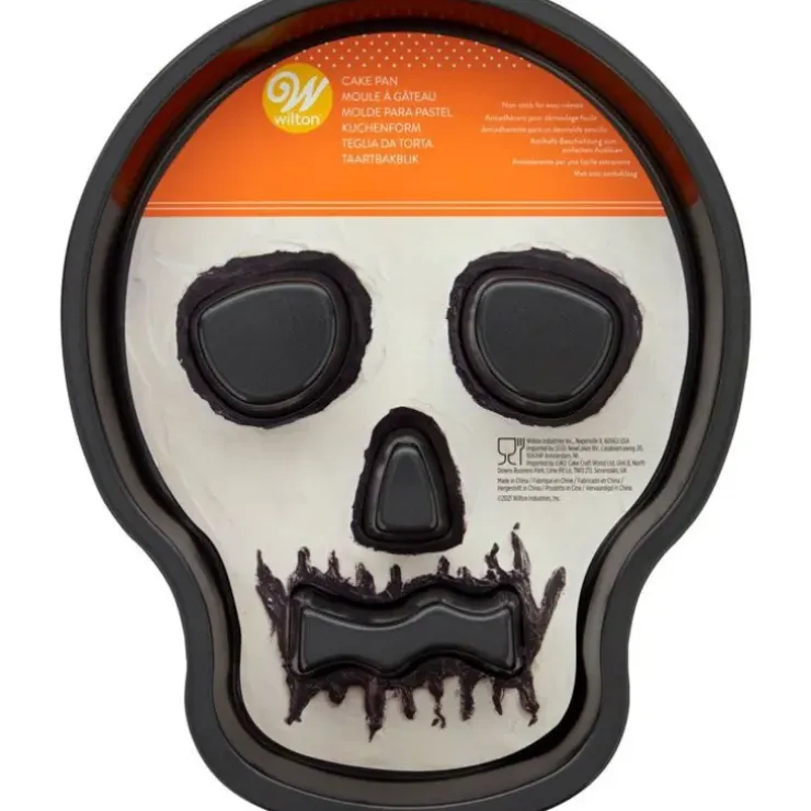 Cerf Dellier Moule à gâteau Crâne Halloween 3D Wilton