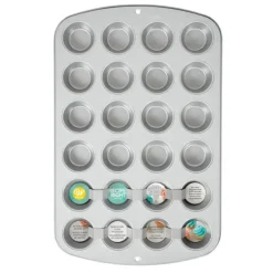 Cerf Dellier Moule 24 mini muffins Wilton Discount
