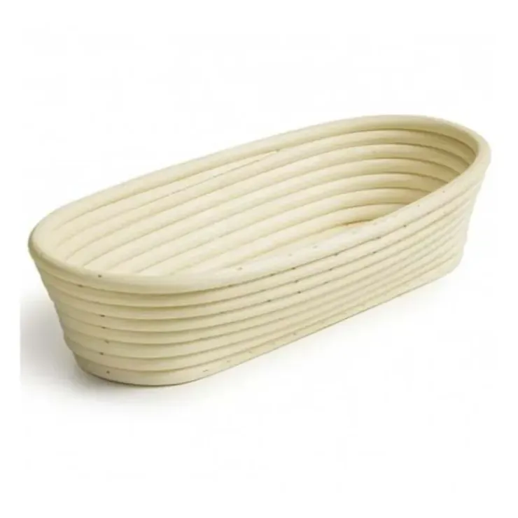 Cerf Dellier Moule à pain ovale en osier 27 x 13 cm