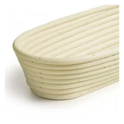 Cerf Dellier Moule à pain ovale en osier 27 x 13 cm